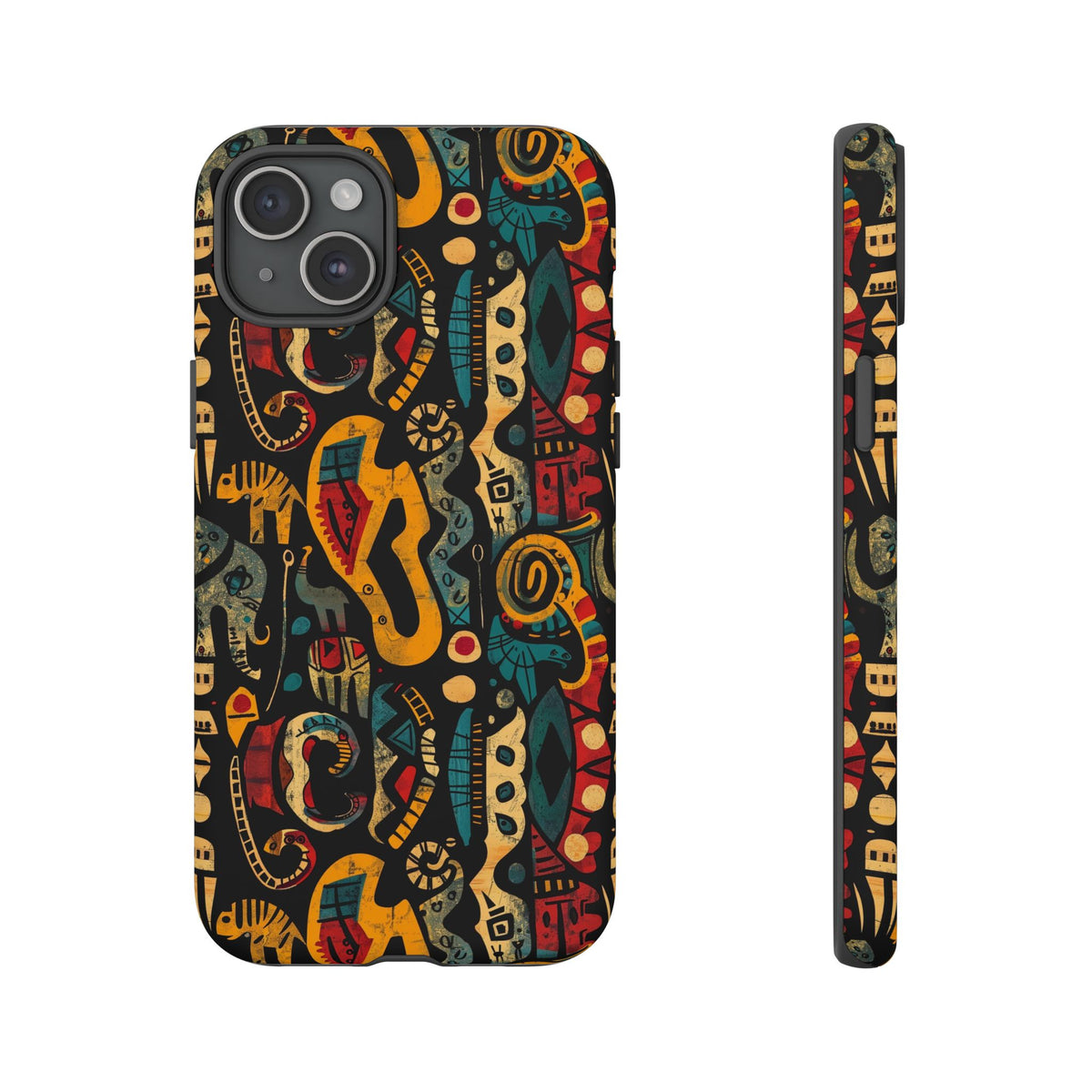 Stylish African Pattern Phone Case – Unique and Vibrant Protection 153