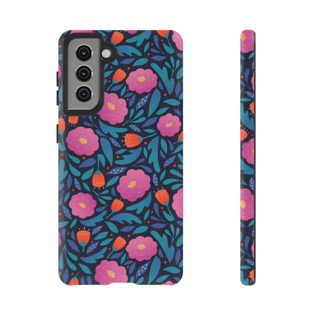 Colorful Little Flower Design Phone Case – Bright and Cheerful Floral Phone Cover 2