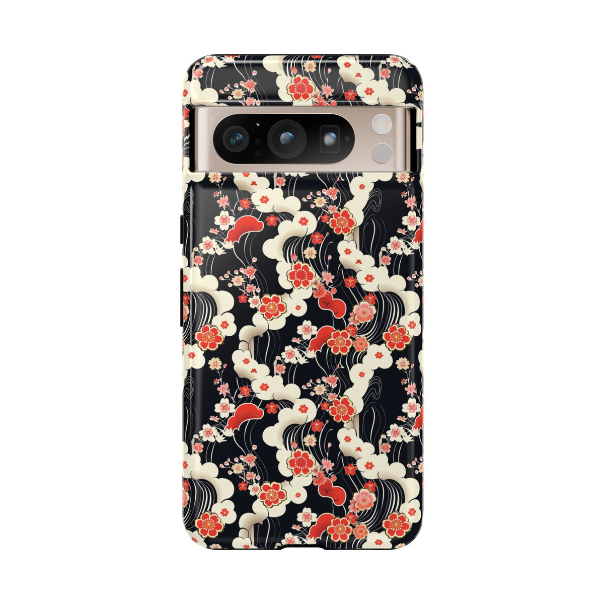 Japanese Pattern Phone Case – Elegant & Timeless Design for Your Phone 478