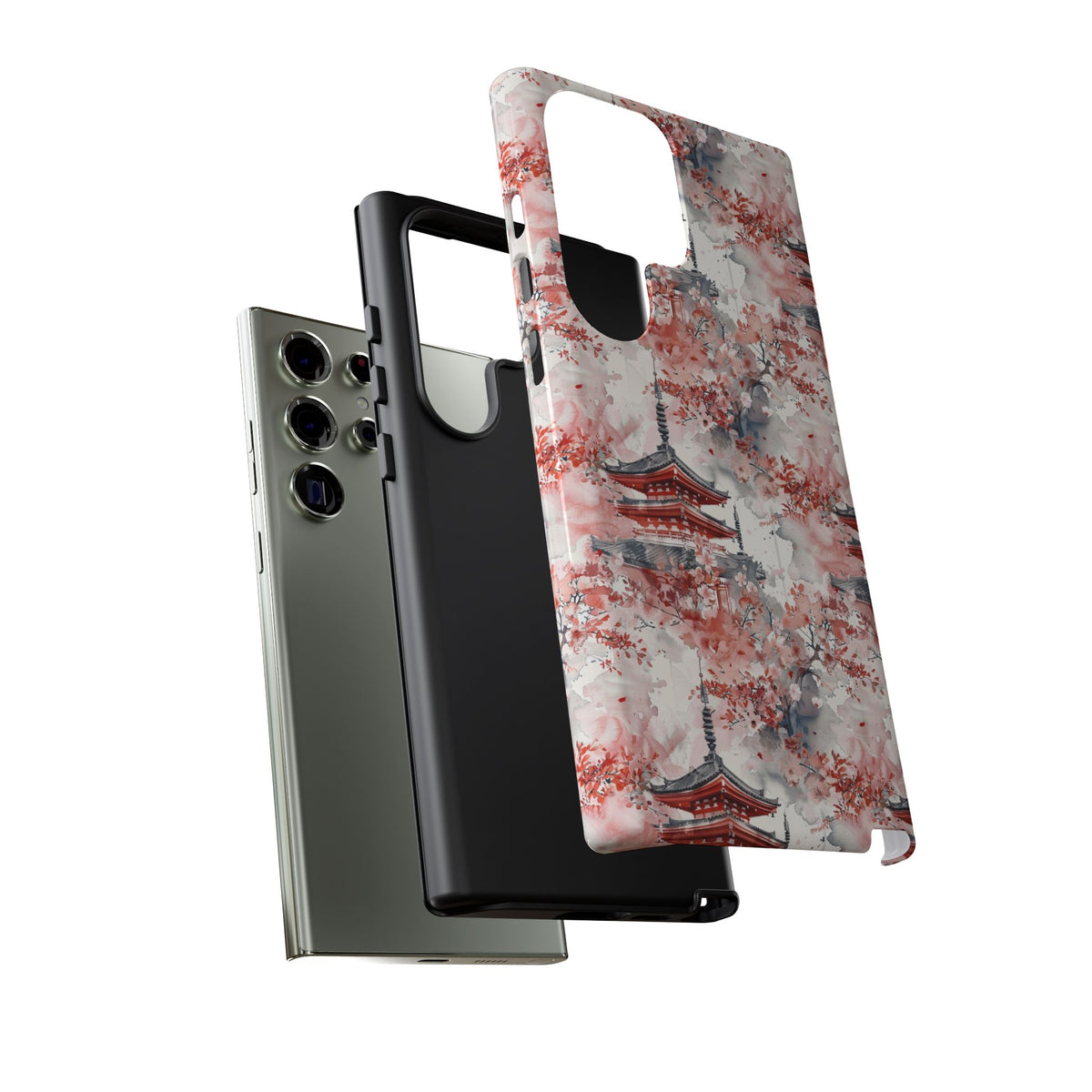 Japanese Pattern Phone Case – Elegant & Timeless Design for Your Phone 117