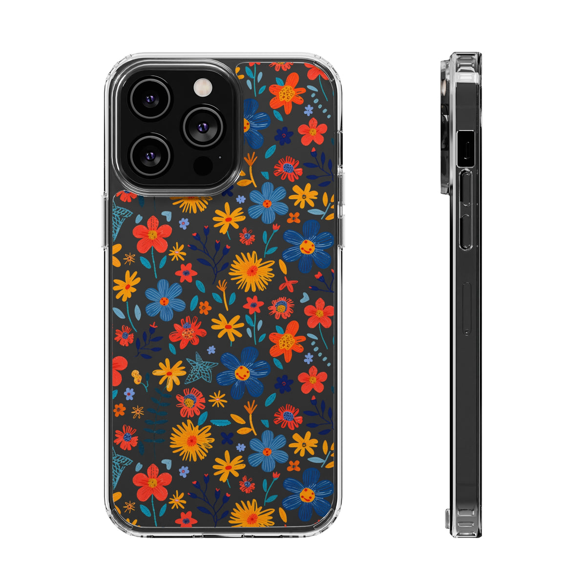 Wild Flowers Garden Stitch Phone Case – Nature-Inspired Floral Design 4