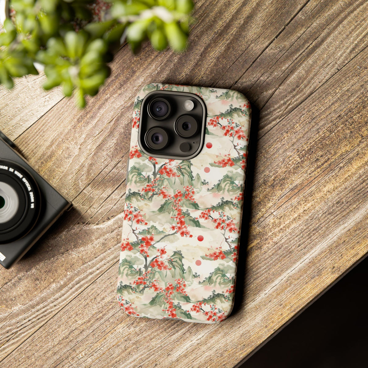 Japanese Pattern Phone Case – Elegant & Timeless Design for Your Phone 089