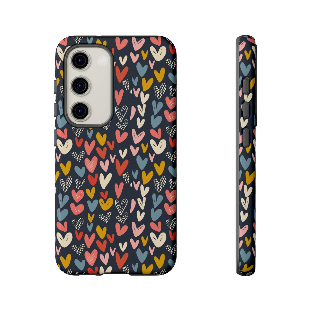 Heart Pattern Phone Case – Stylish & Loving Design for Your Device 816