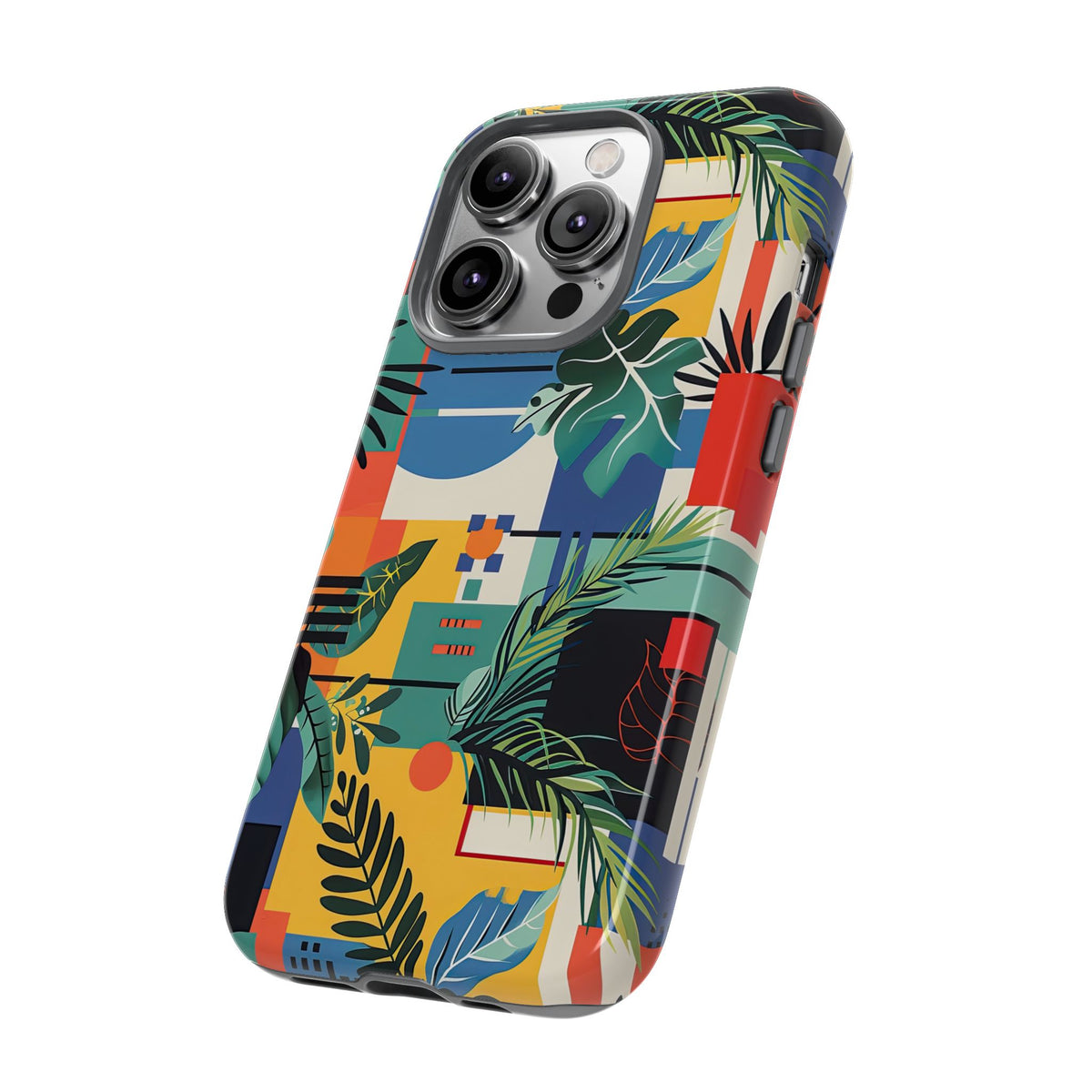 Jungle Collage Phone Case – Vibrant & Durable Nature-Inspired Protection