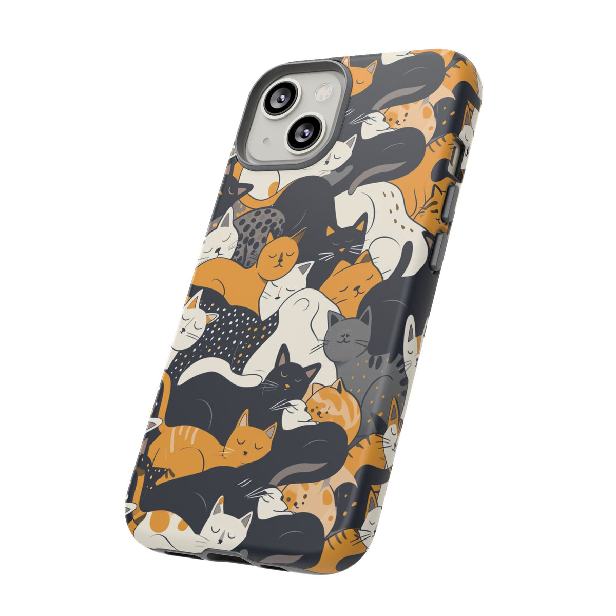 Seamless Cat Pattern Design Phone Case – Playful and Stylish Cat-Themed Phone Cover 2