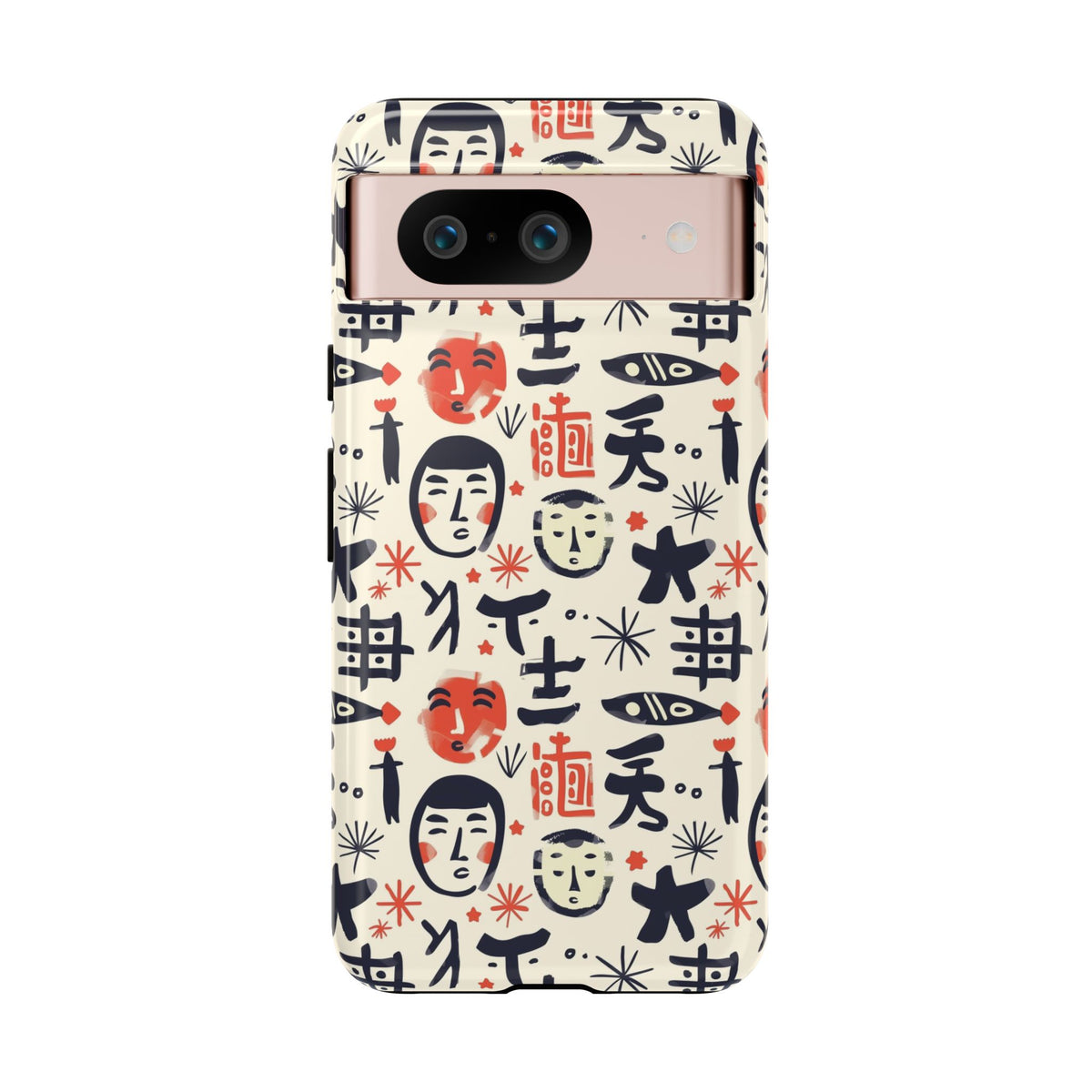 Japanese Pattern Phone Case – Elegant & Timeless Design for Your Phone 092