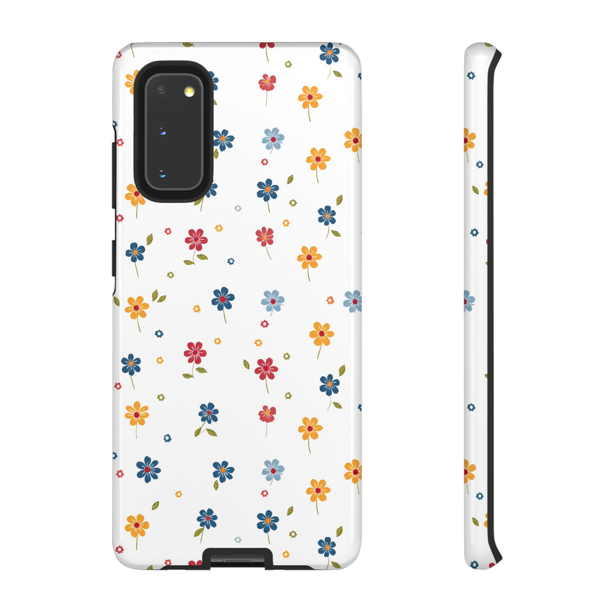 Wild Flowers Garden Stitch Phone Case – Nature-Inspired Floral Design