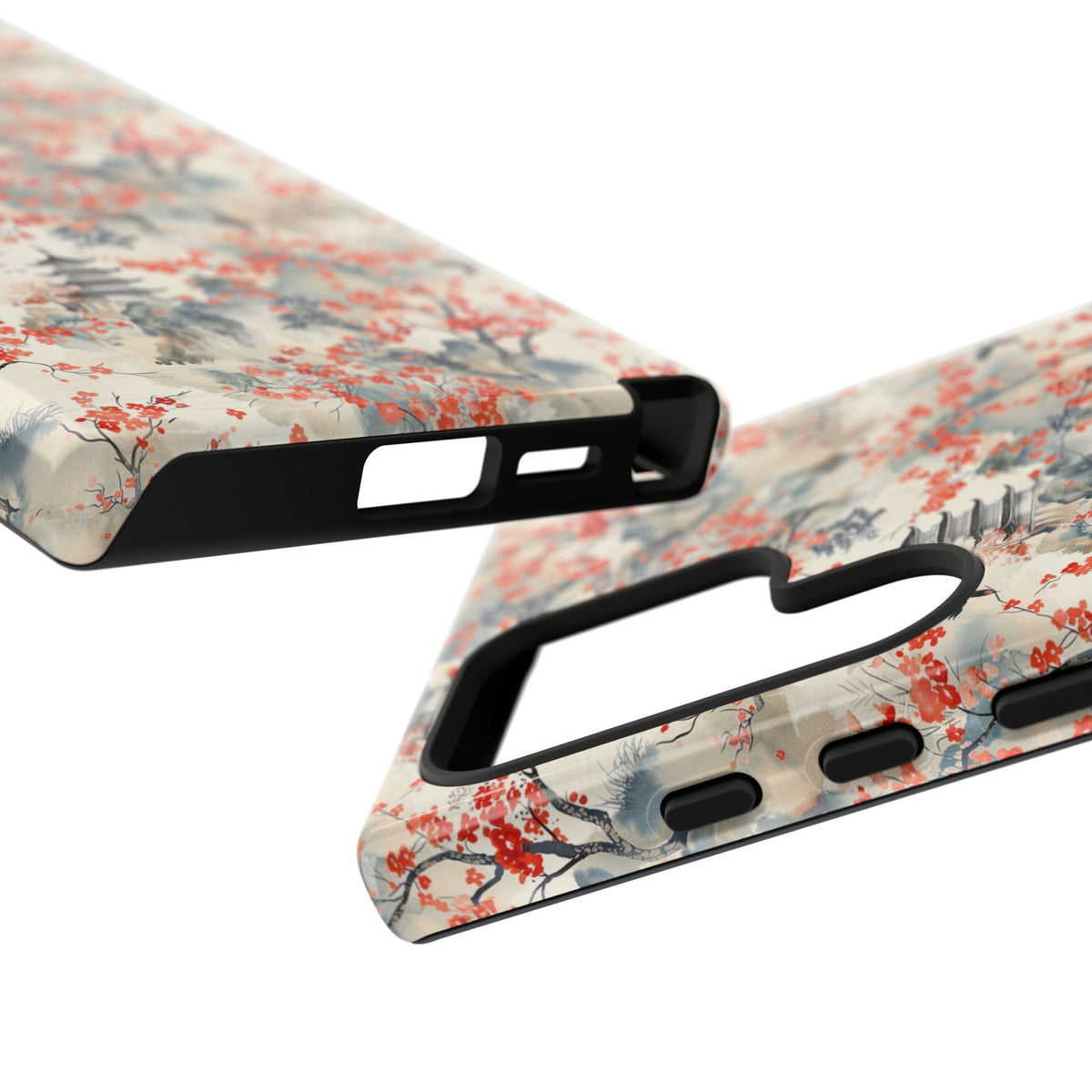 Japanese Style Pattern Phone Case - Elegant & Protective Cover