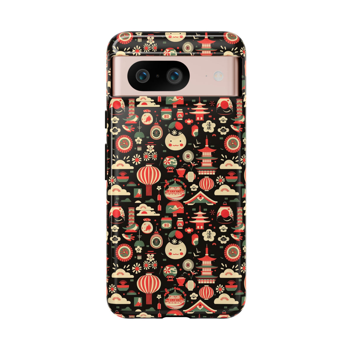 Japanese Pattern Phone Case – Elegant & Timeless Design for Your Phone 032