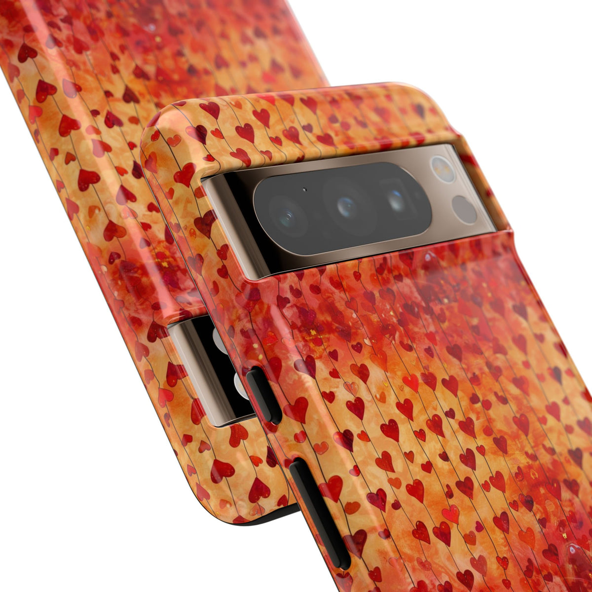 Heart Pattern Phone Case – Stylish & Loving Design for Your Device 827