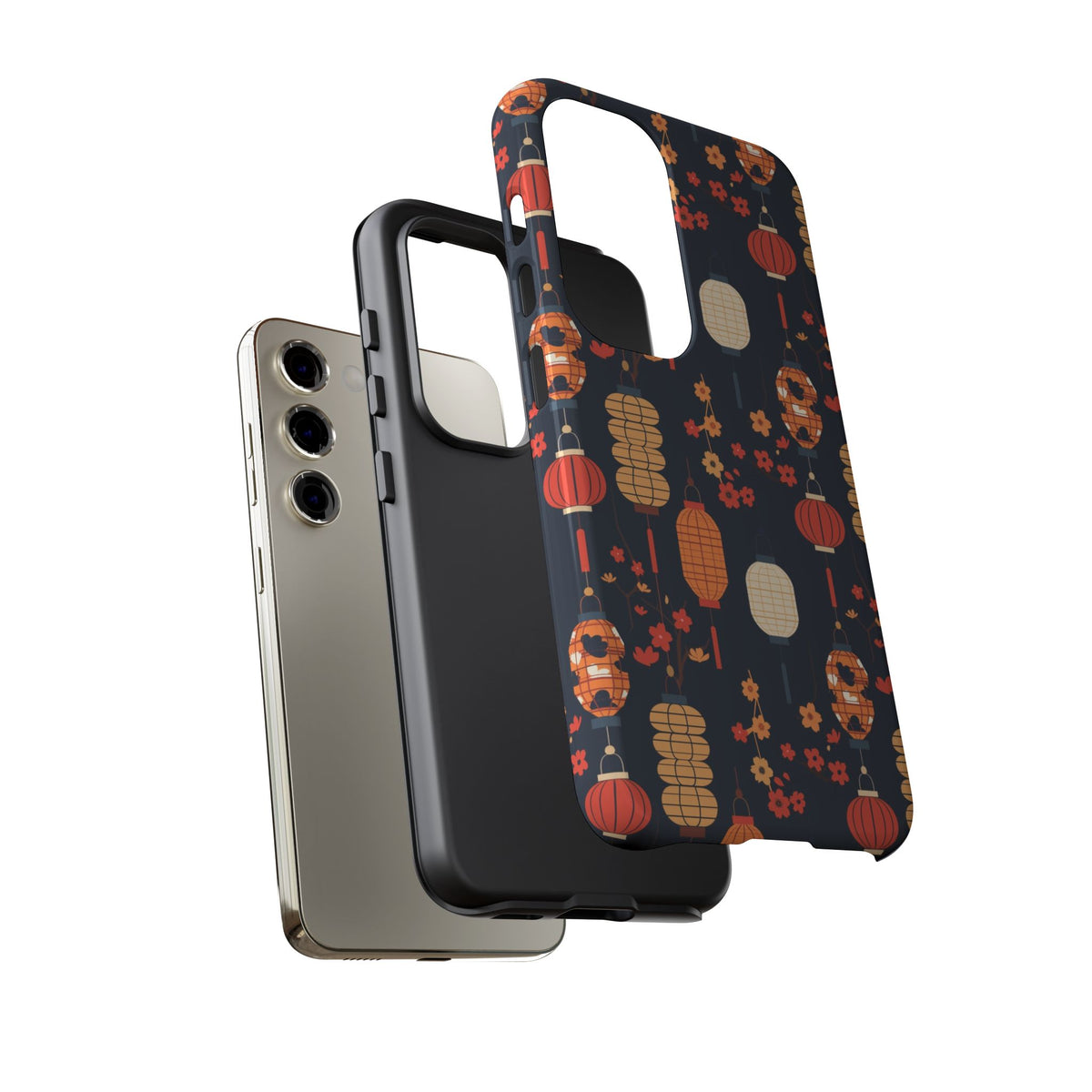 Japanese Pattern Phone Case – Elegant & Timeless Design for Your Phone 027