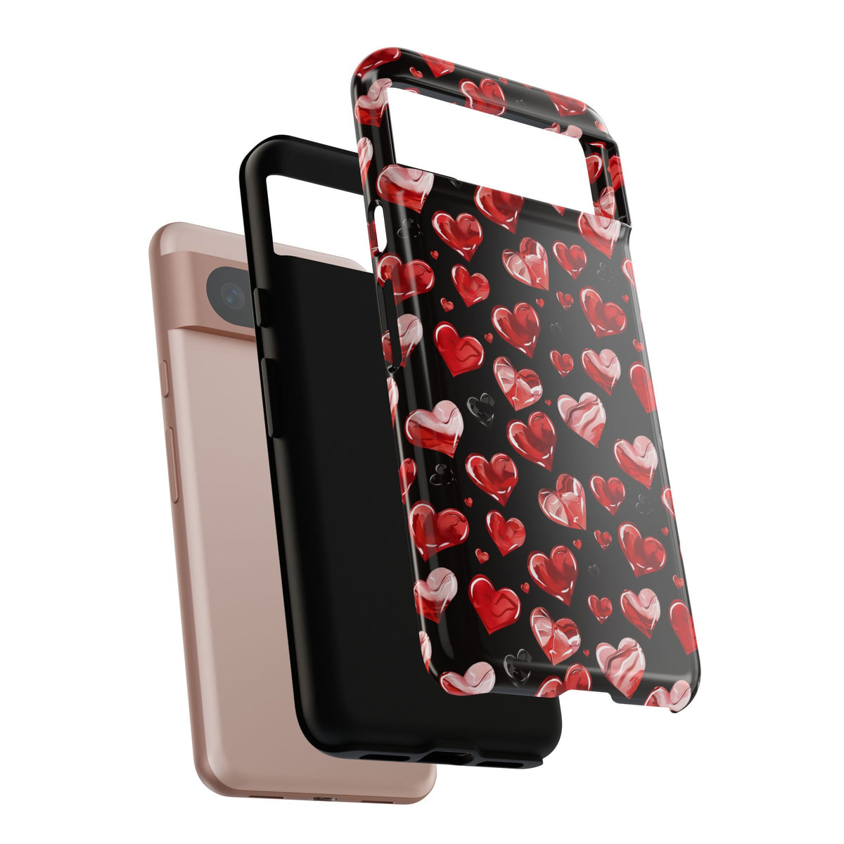 Heart Pattern Phone Case – Stylish & Loving Design for Your Device 365