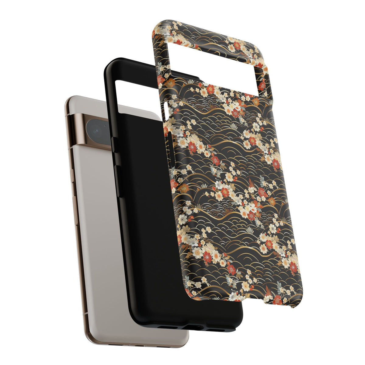 Japanese Pattern Phone Case – Elegant & Timeless Design for Your Phone 097