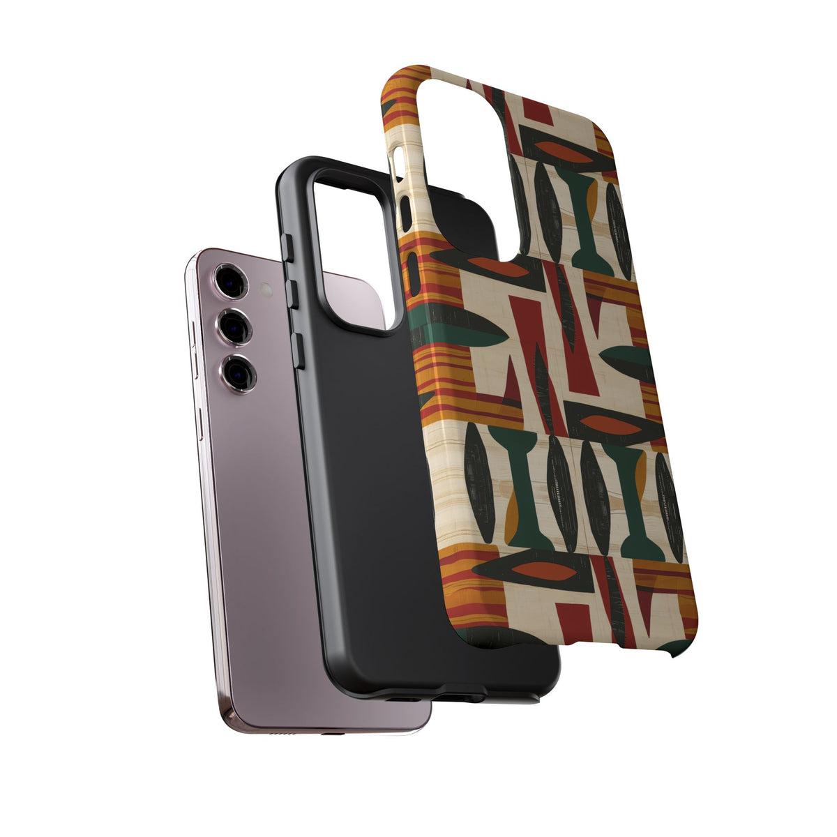 Stylish African Pattern Phone Case – Unique and Vibrant Protection 196