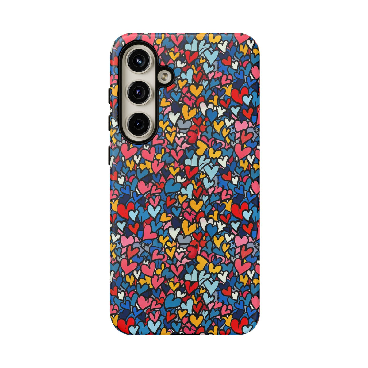 Heart Pattern Phone Case – Stylish & Loving Design for Your Device 820