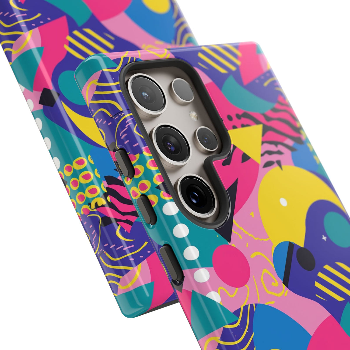 90s Themed Seamless Pattern Phone Case – Embrace Retro Style and Protection 283