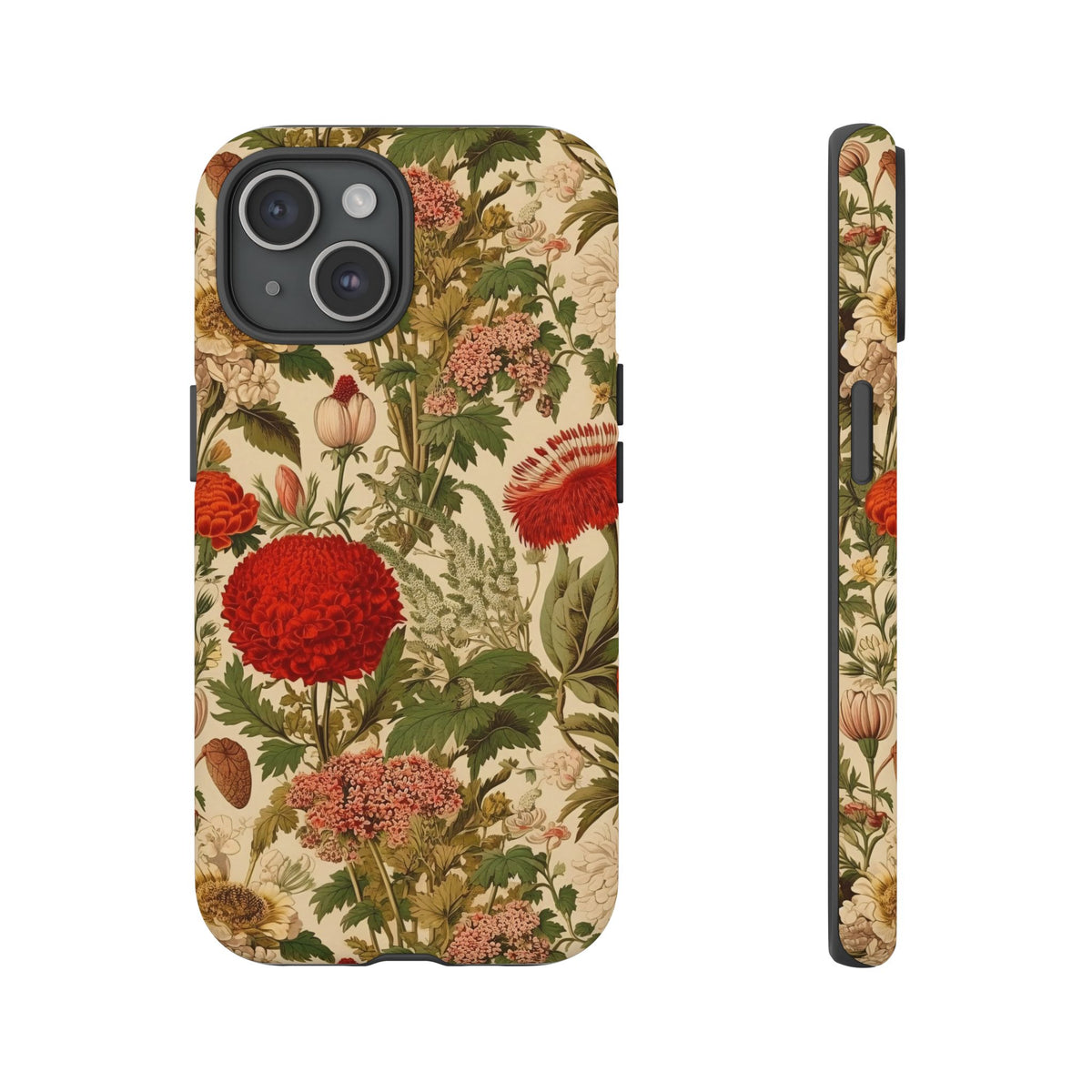 Antique Garden Botanical Phone Case - Vintage Botanical Phone Cover 2