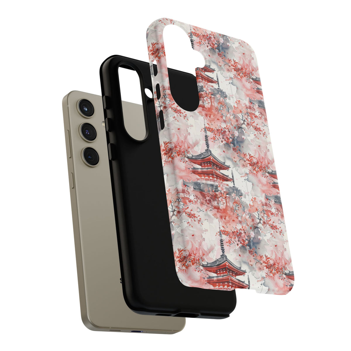 Japanese Pattern Phone Case – Elegant & Timeless Design for Your Phone 117