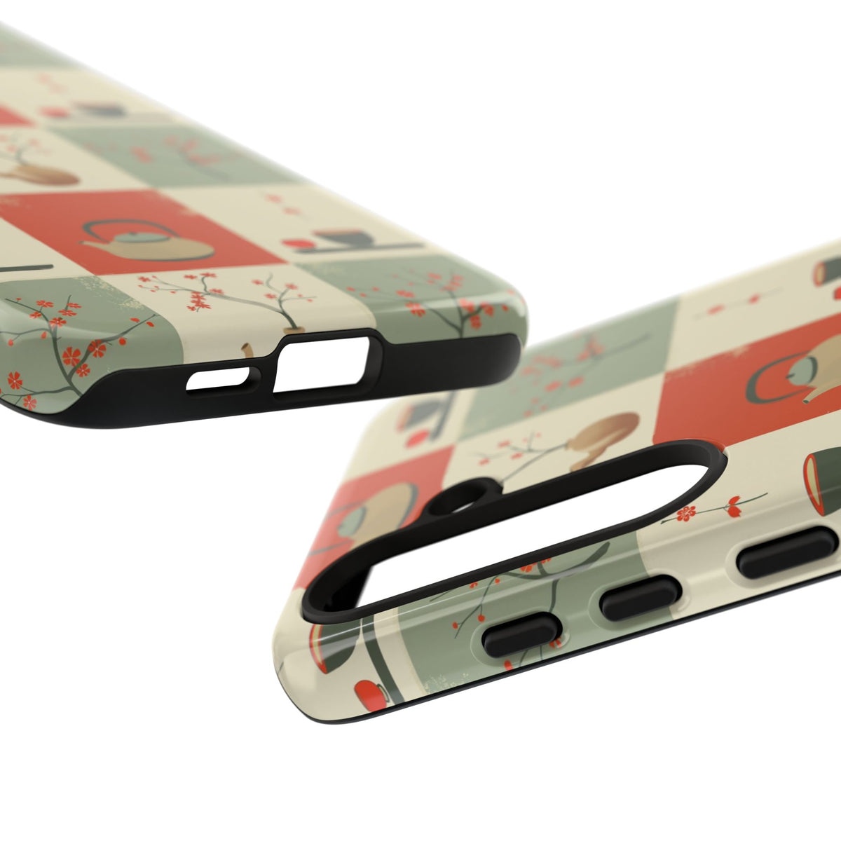 Japanese Pattern Phone Case – Elegant & Timeless Design for Your Phone 505