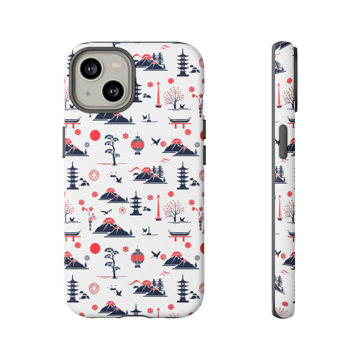 Japanese Pattern Phone Case – Elegant & Timeless Design for Your Phone 079