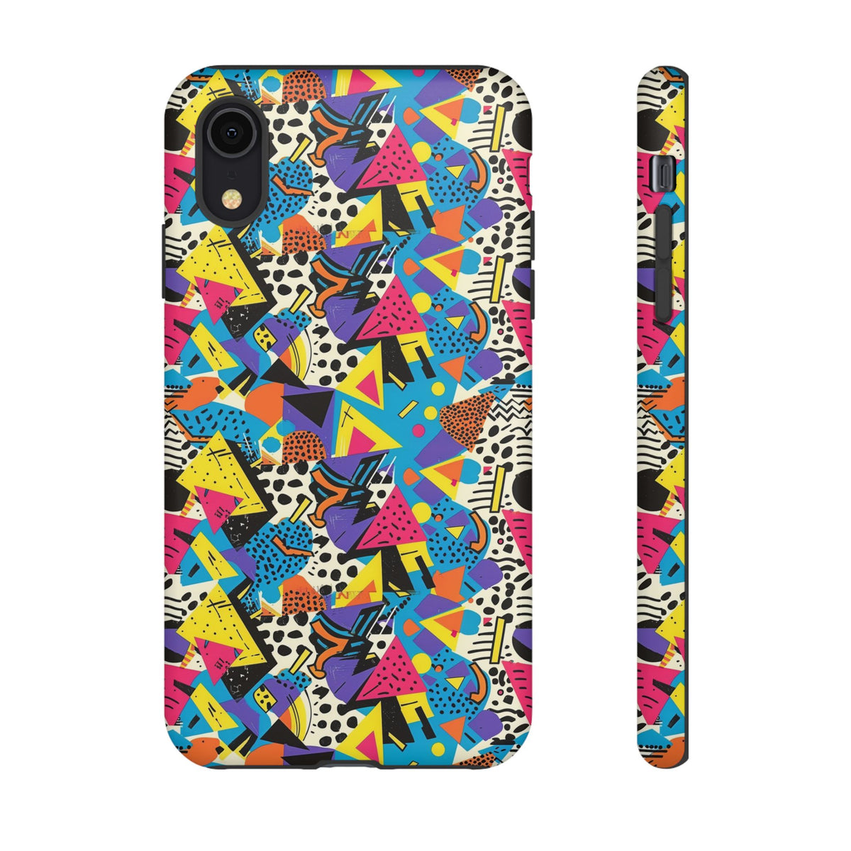 90s Themed Seamless Pattern Phone Case – Embrace Retro Style and Protection 231