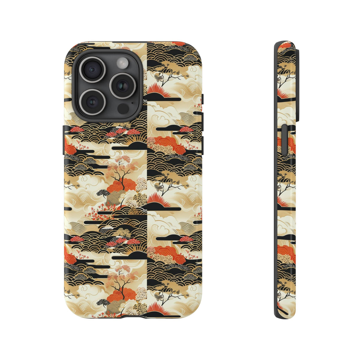 Japanese Pattern Phone Case – Elegant & Timeless Design for Your Phone 123