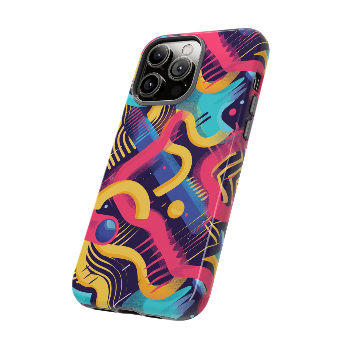 Retro 80s Seamless Phone Case – Vintage Style Meets Modern Protection 2