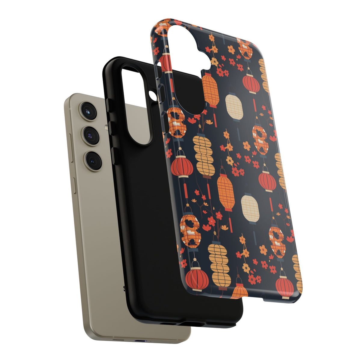 Japanese Pattern Phone Case – Elegant & Timeless Design for Your Phone 027