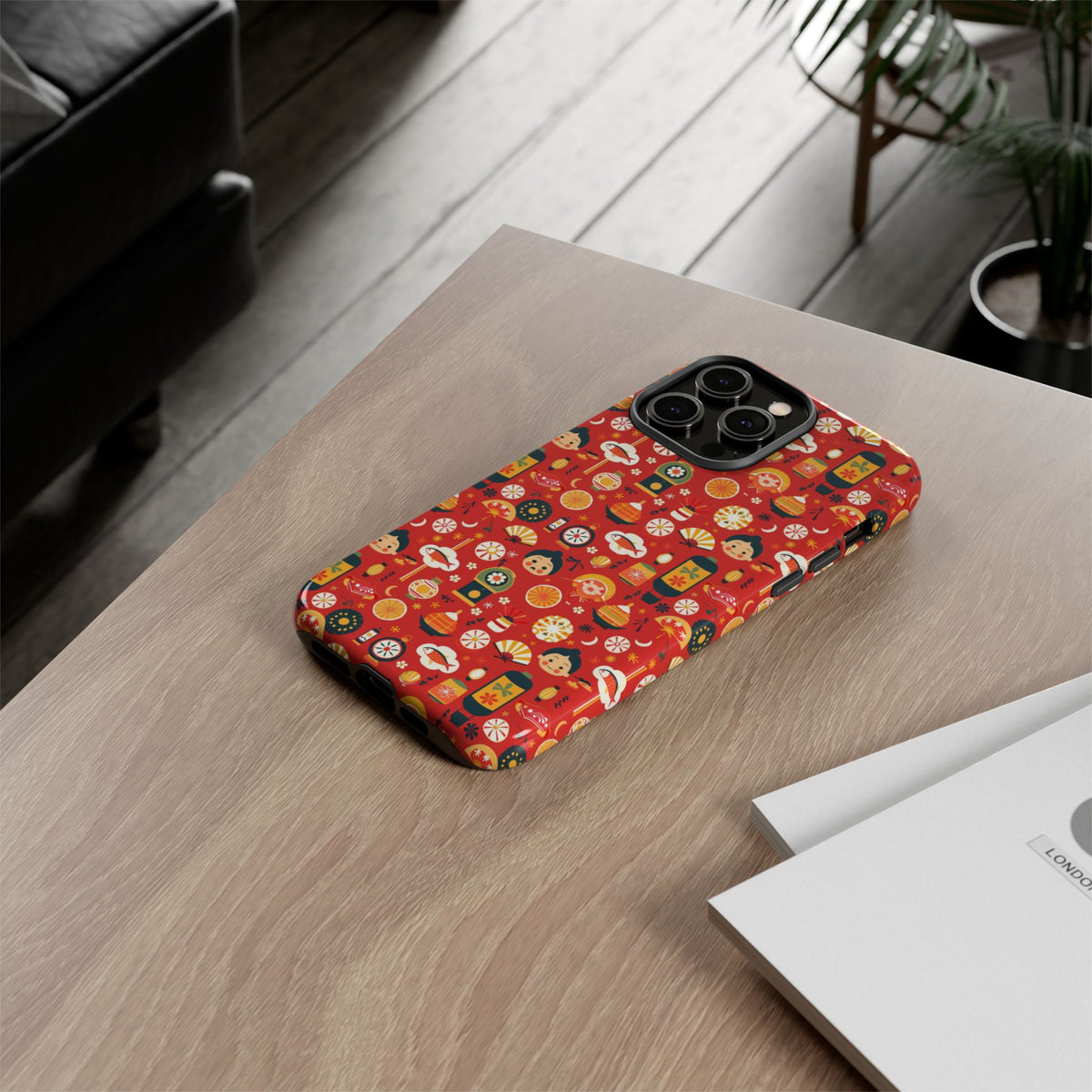 Japanese Pattern Phone Case – Elegant & Timeless Design for Your Phone 087