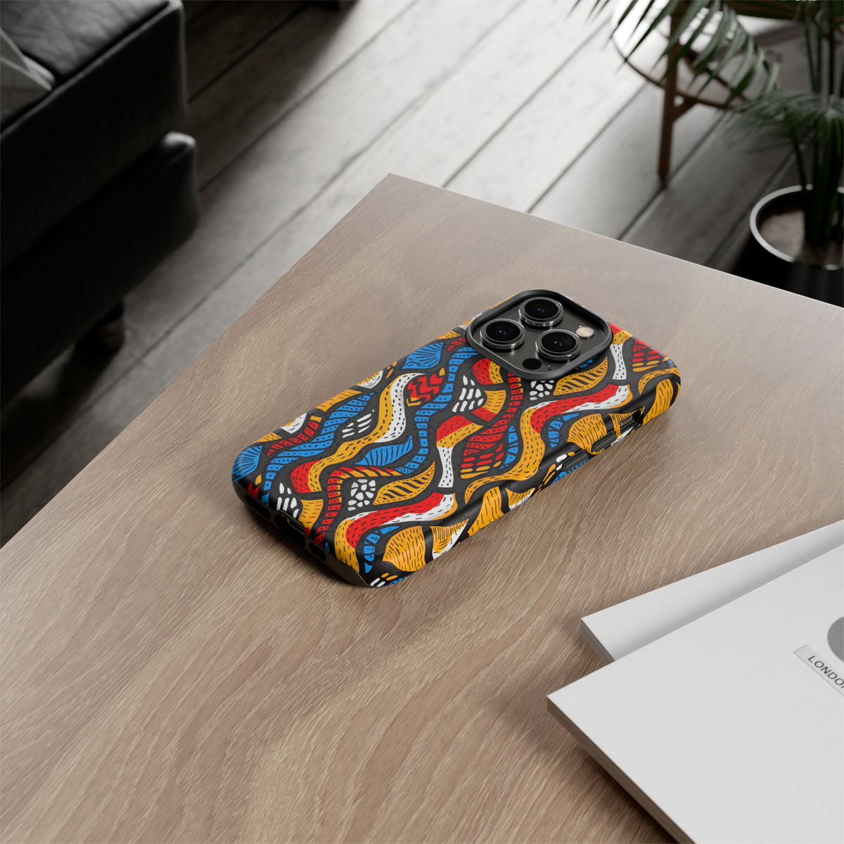 Stylish African Pattern Phone Case – Unique and Vibrant Protection 155