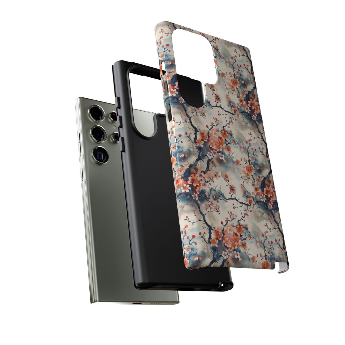 Japanese Pattern Phone Case – Elegant & Timeless Design for Your Phone 039