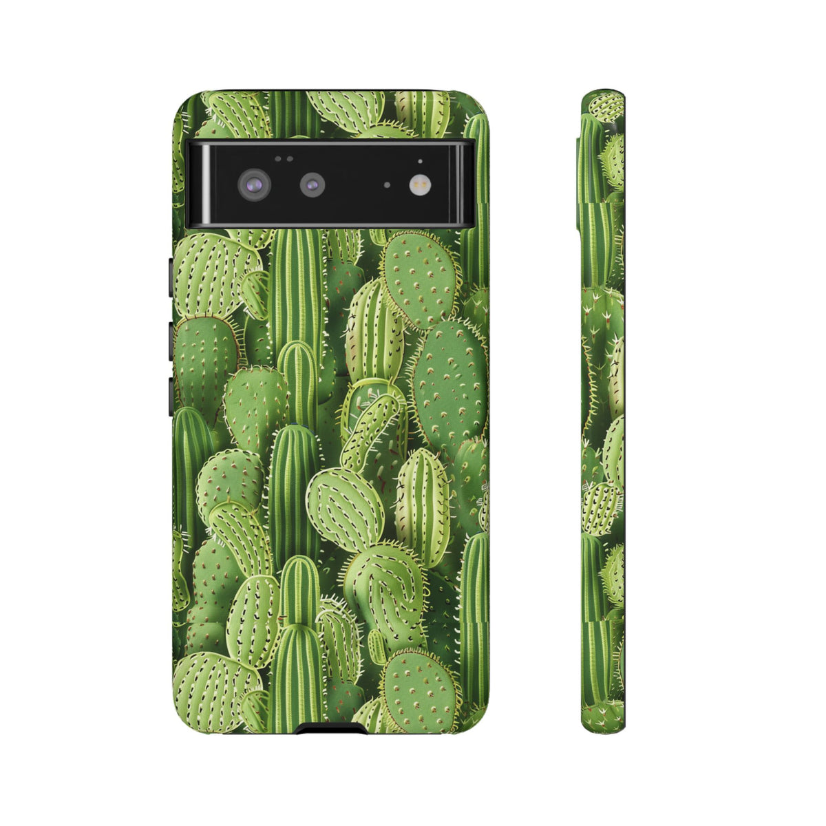 Cactus Embroidery Phone Case – Elegant and Unique Handcrafted Cactus Design