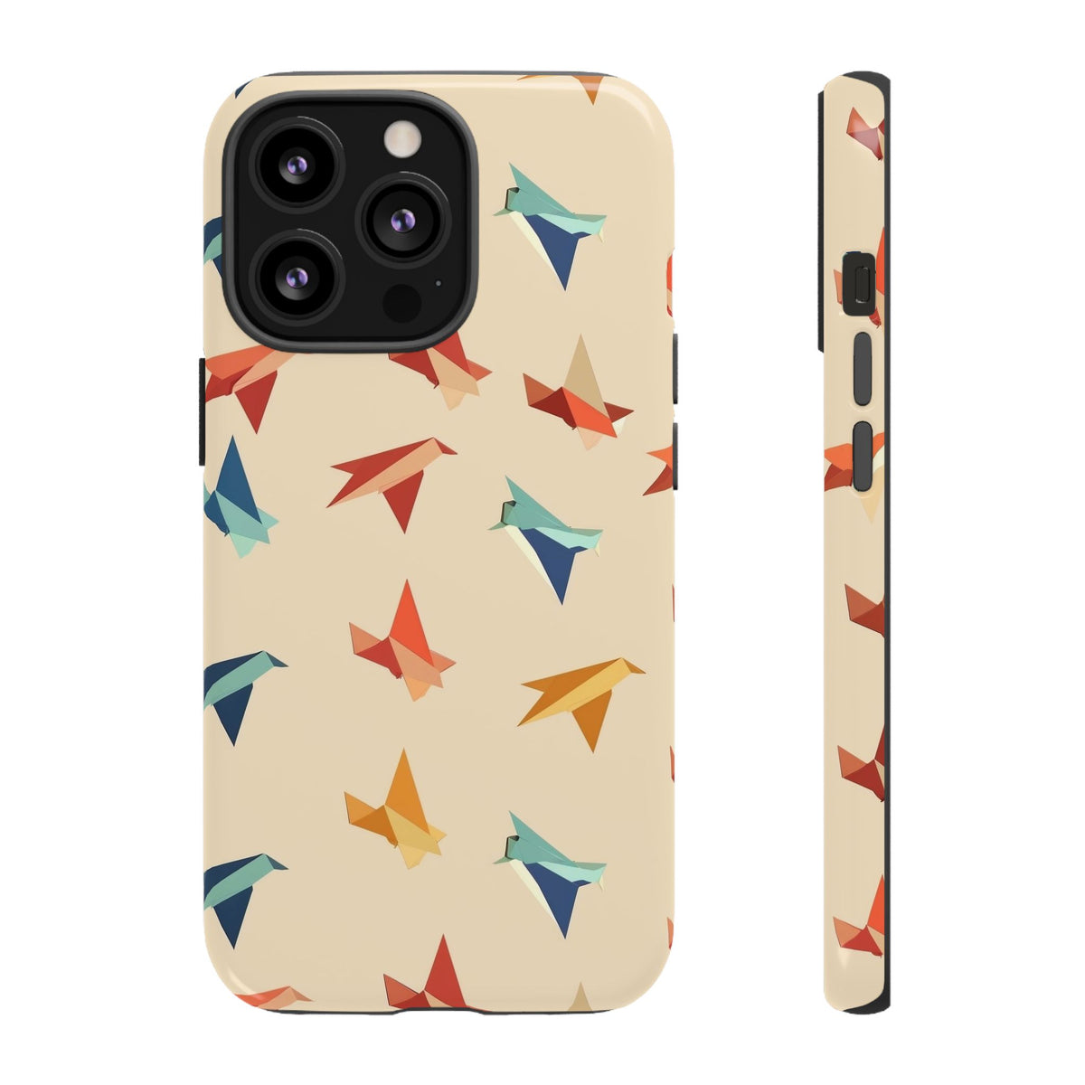 Birds Seamless Pattern Phone Case – Elegant and Timeless Avian Design 4