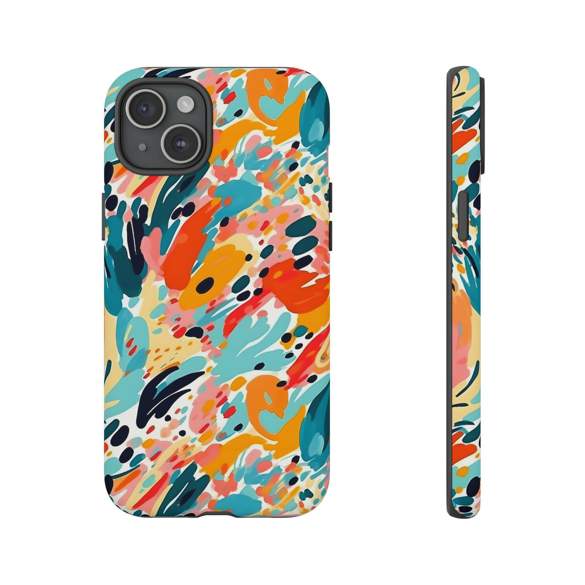 Abstract Painting Design Phone Case – Modern Art-Inspired Phone Cover 7