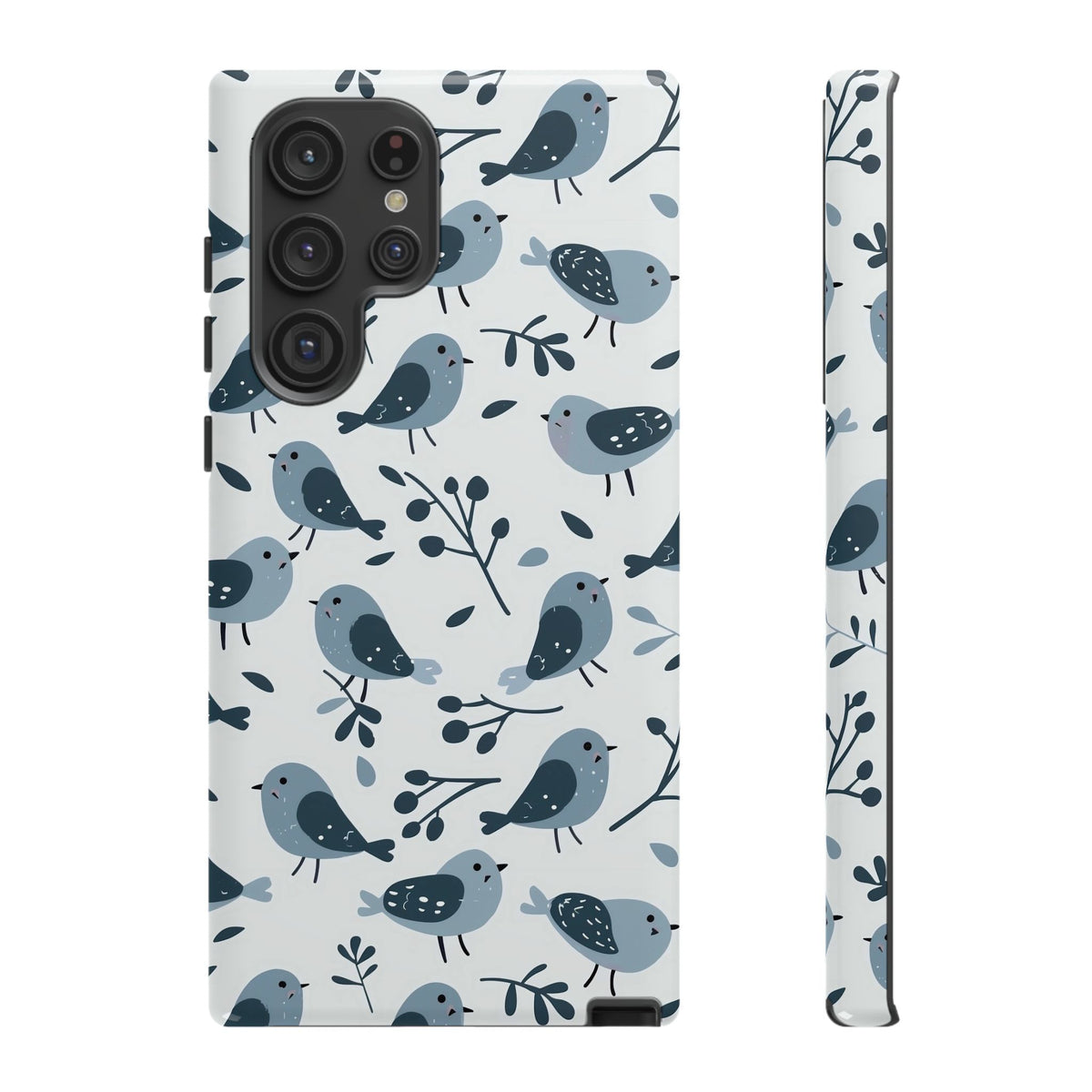 Birds Seamless Pattern Phone Case – Elegant and Timeless Avian Design 10