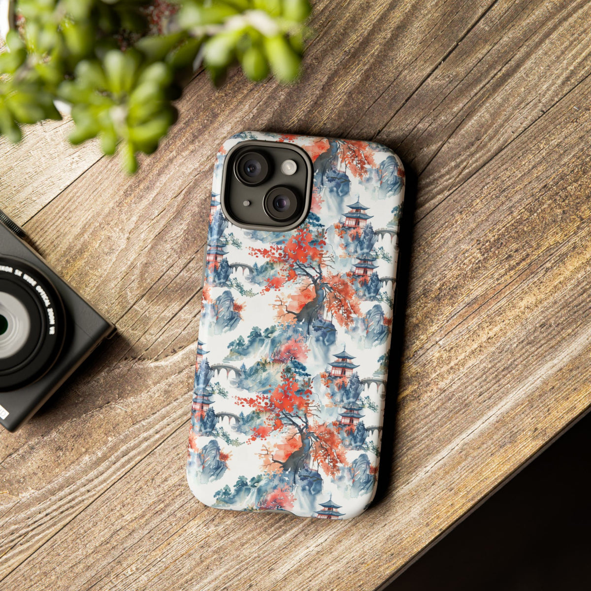 Japanese Pattern Phone Case – Elegant & Timeless Design for Your Phone 043