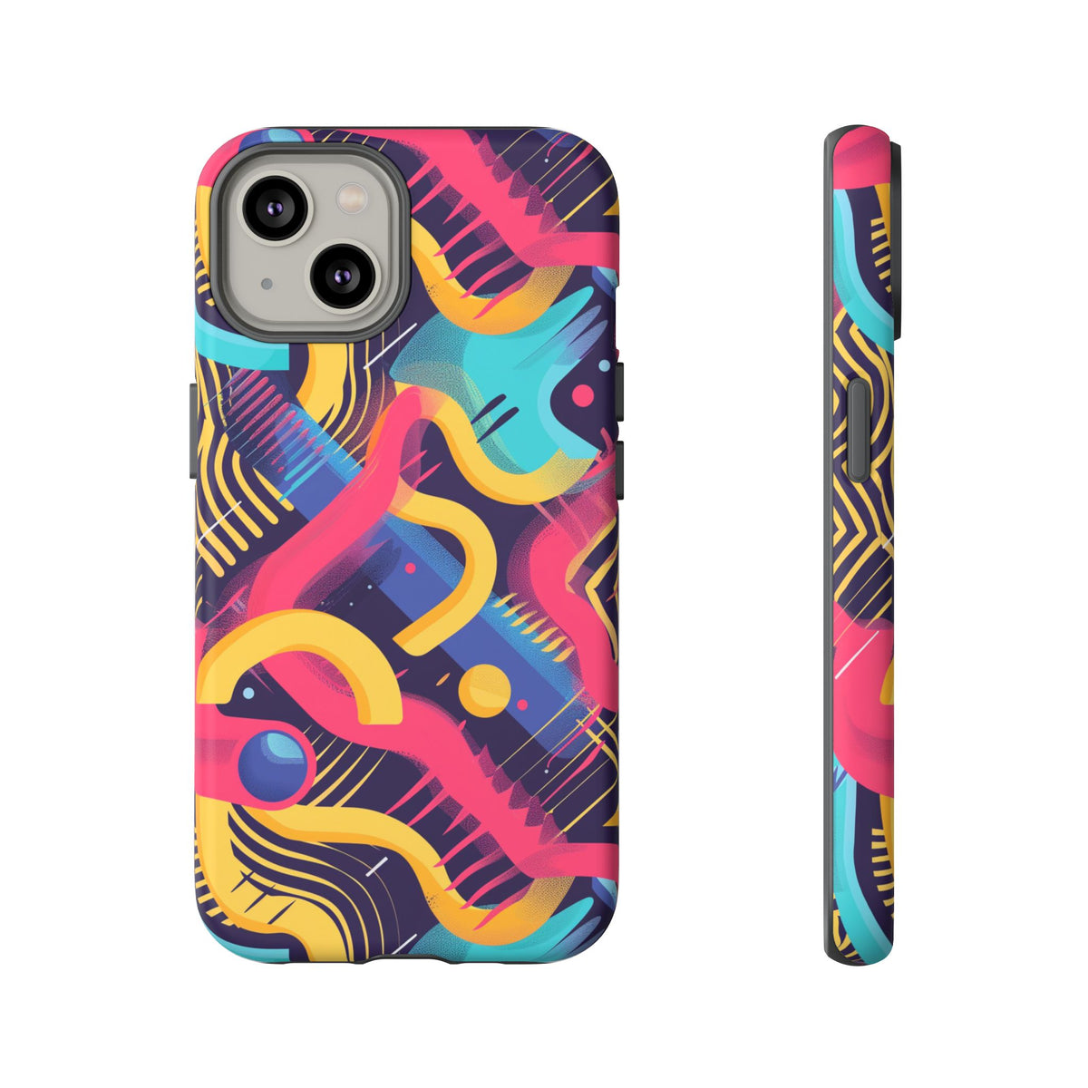 Retro 80s Seamless Phone Case – Vintage Style Meets Modern Protection 2