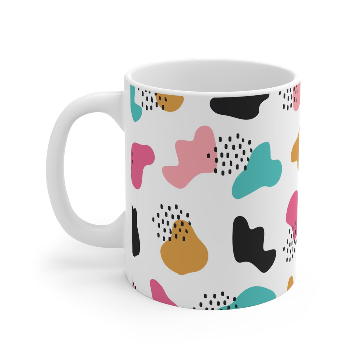 Cute Abstract Doodle Coffee Mug – Fun and Whimsical Drinkware 4