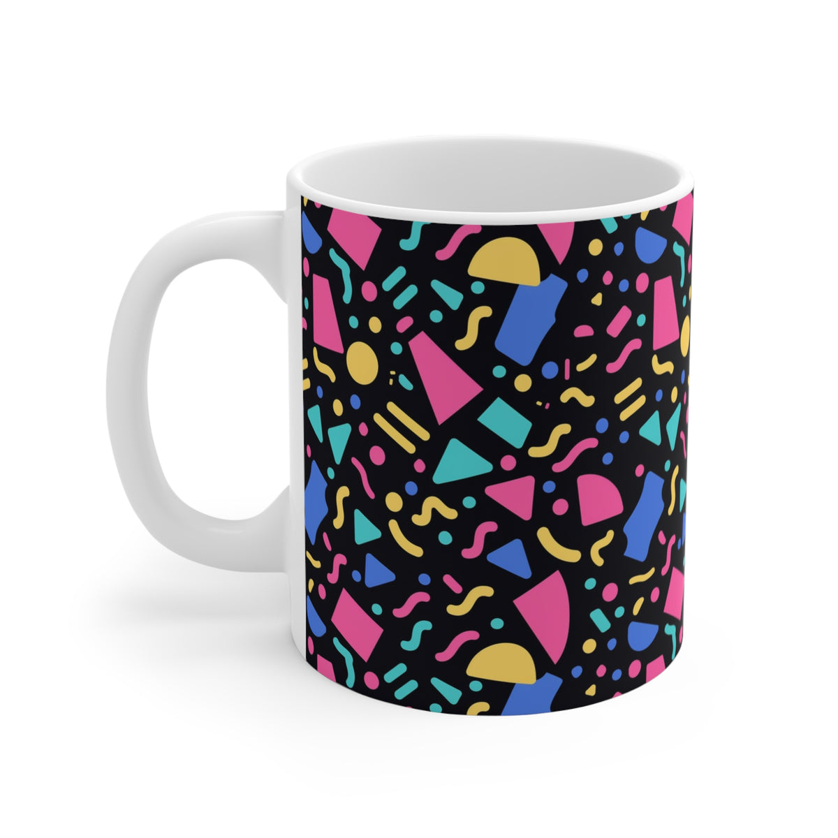 90s Retro Coffee Mug - Full Wrap Design 595