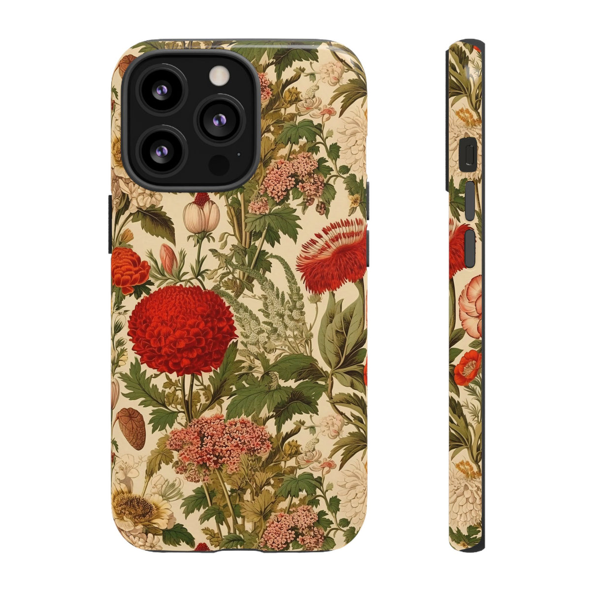 Antique Garden Botanical Phone Case - Vintage Botanical Phone Cover 2