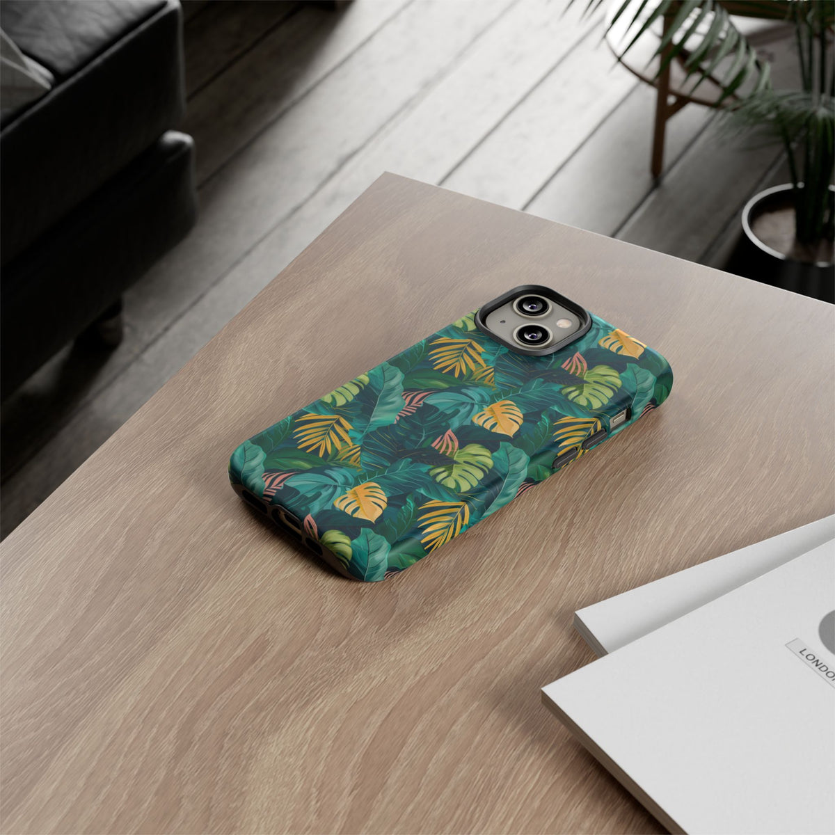 Jungle Pattern Phone Case – Exotic & Lush Design for Your Phone 337