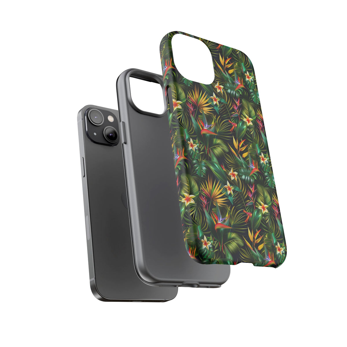 Jungle Pattern Phone Case – Exotic & Lush Design for Your Phone 348