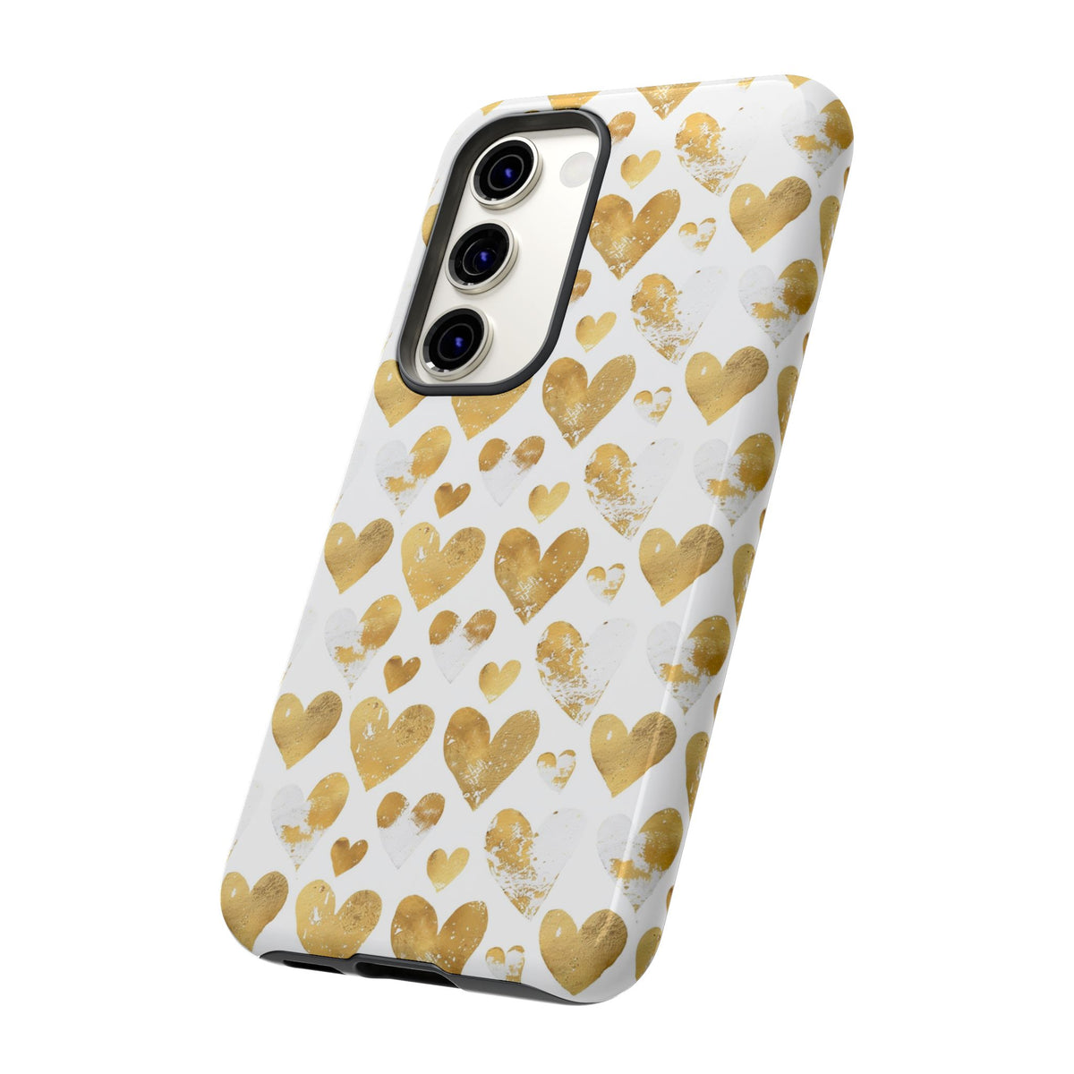 Heart Pattern Phone Case – Stylish & Loving Design for Your Device 230