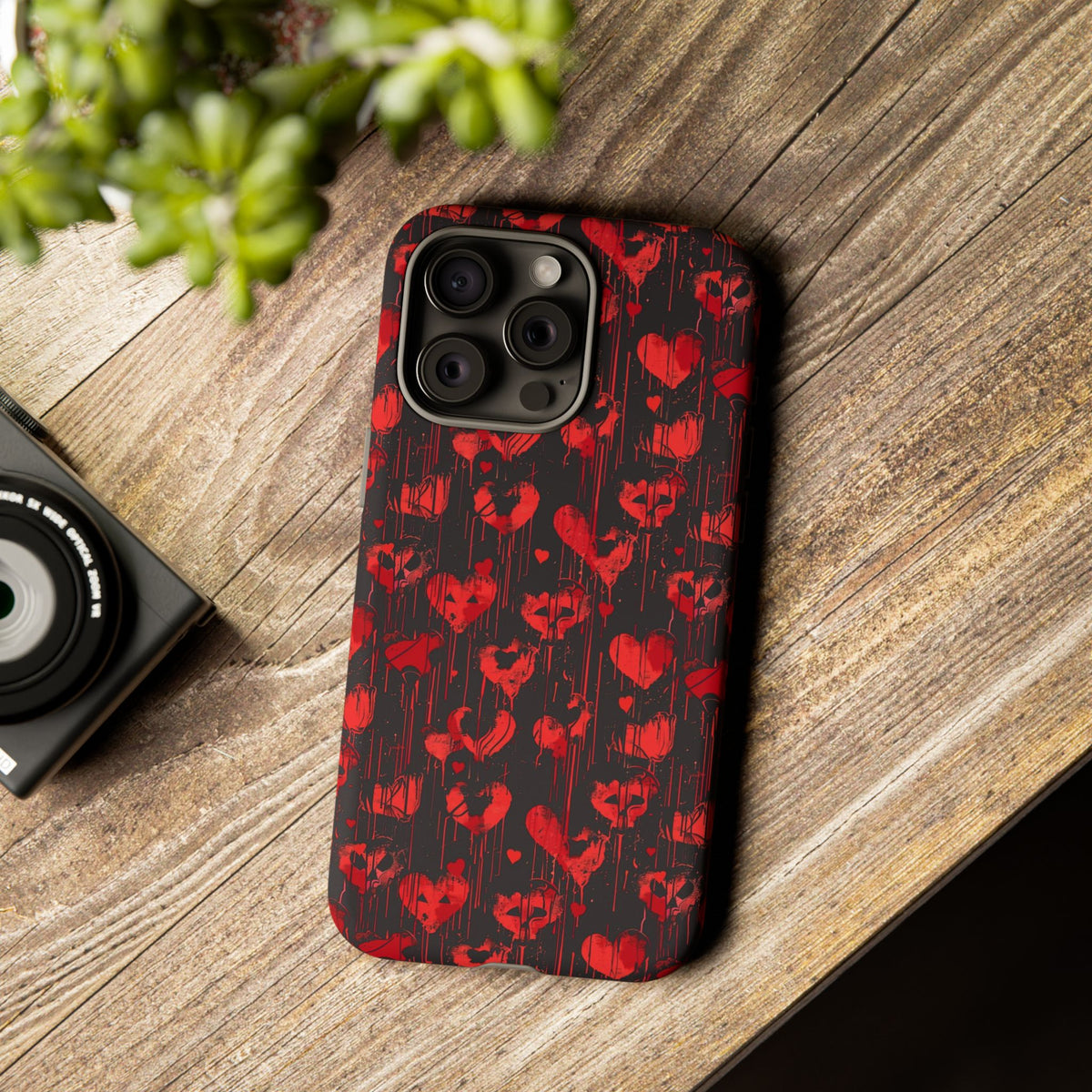 Heart Pattern Phone Case – Stylish & Loving Design for Your Device 825