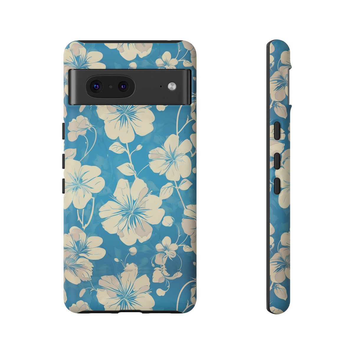 Blue Floral Seamless Pattern Phone Case