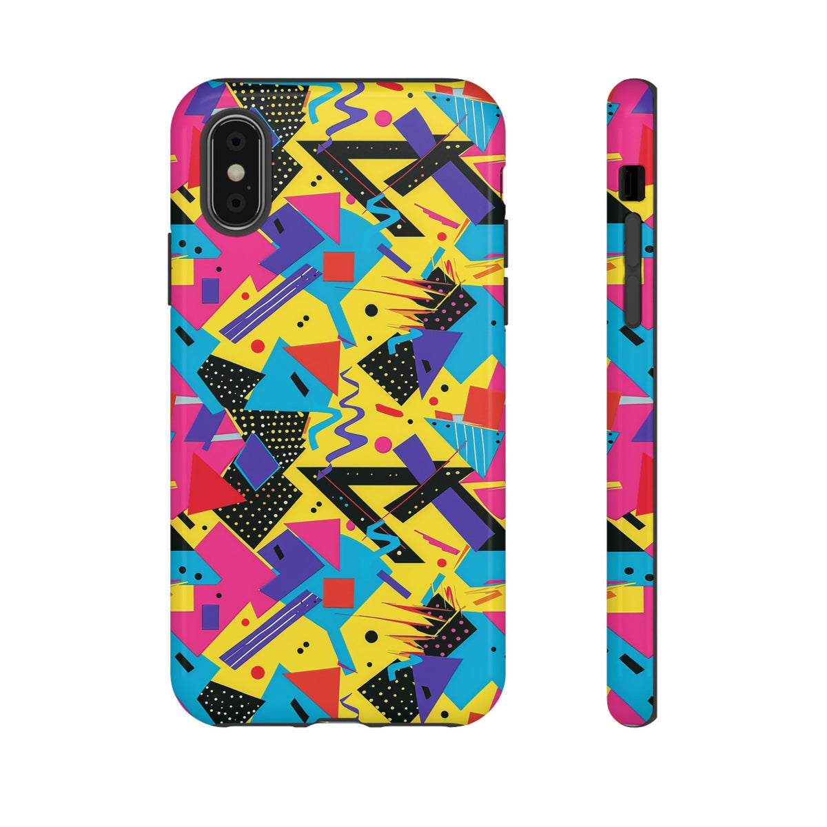 90s Themed Seamless Pattern Phone Case – Embrace Retro Style and Protection 223