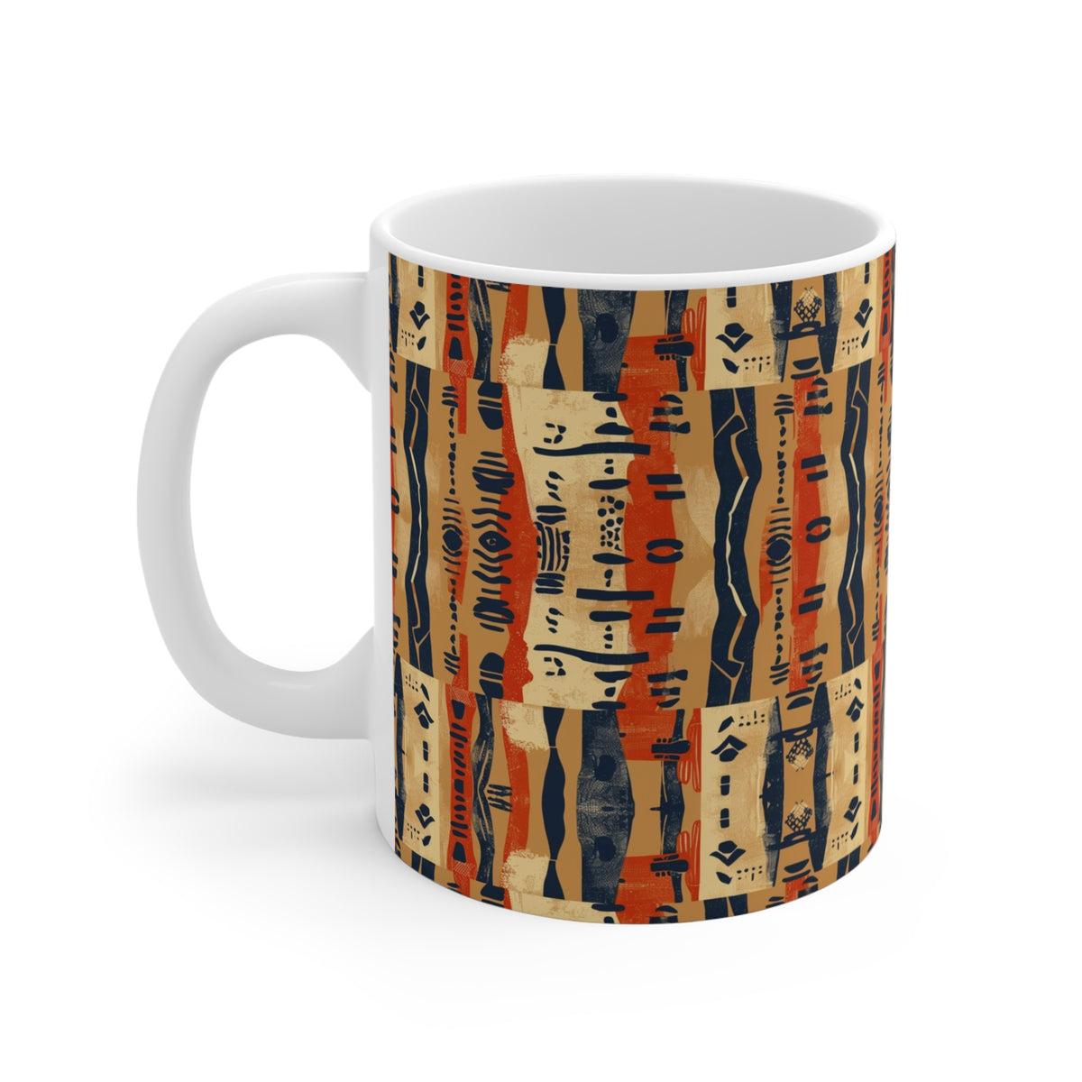 All-Over African Pattern Coffee Mug 073