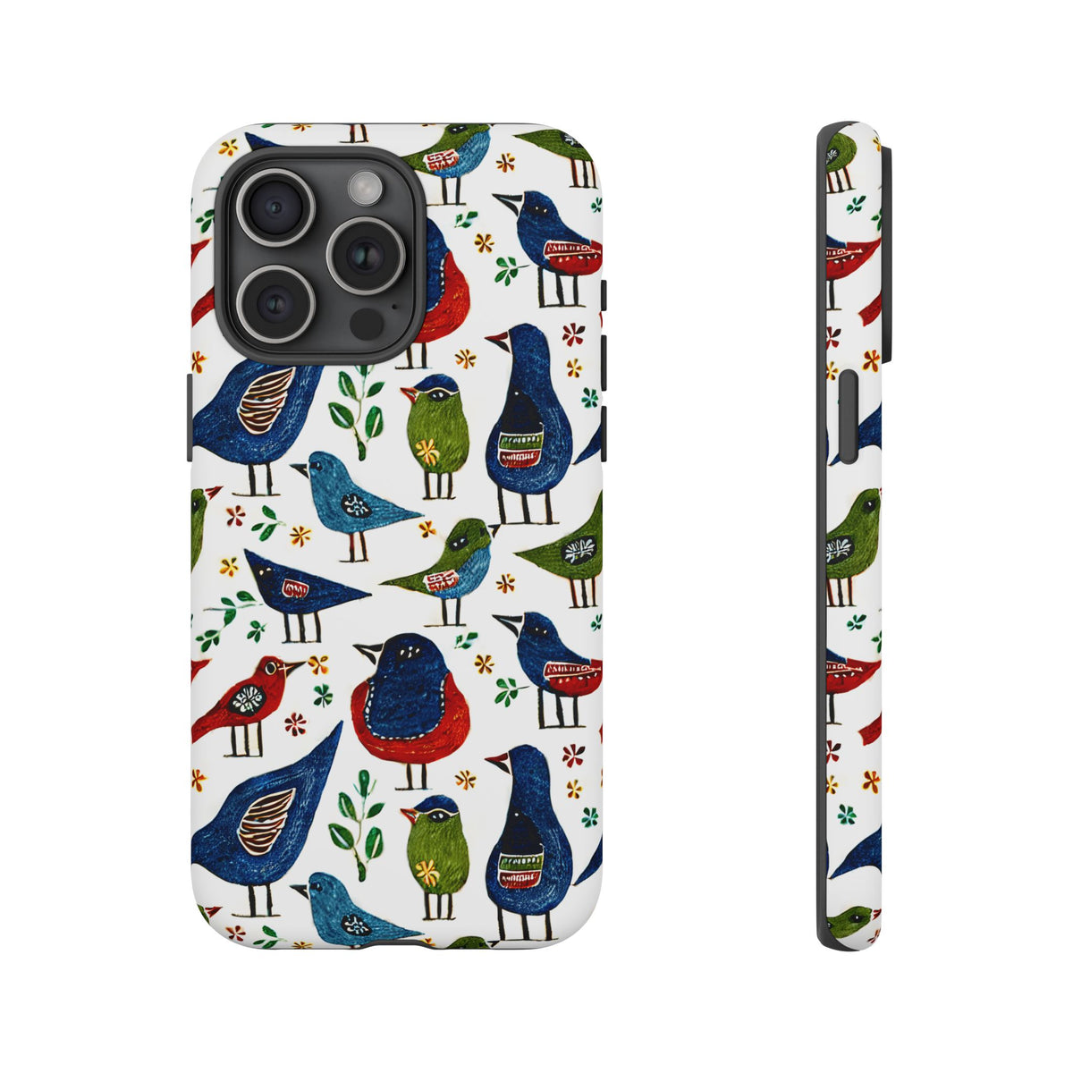 Birds Seamless Pattern Phone Case – Elegant and Timeless Avian Design 12