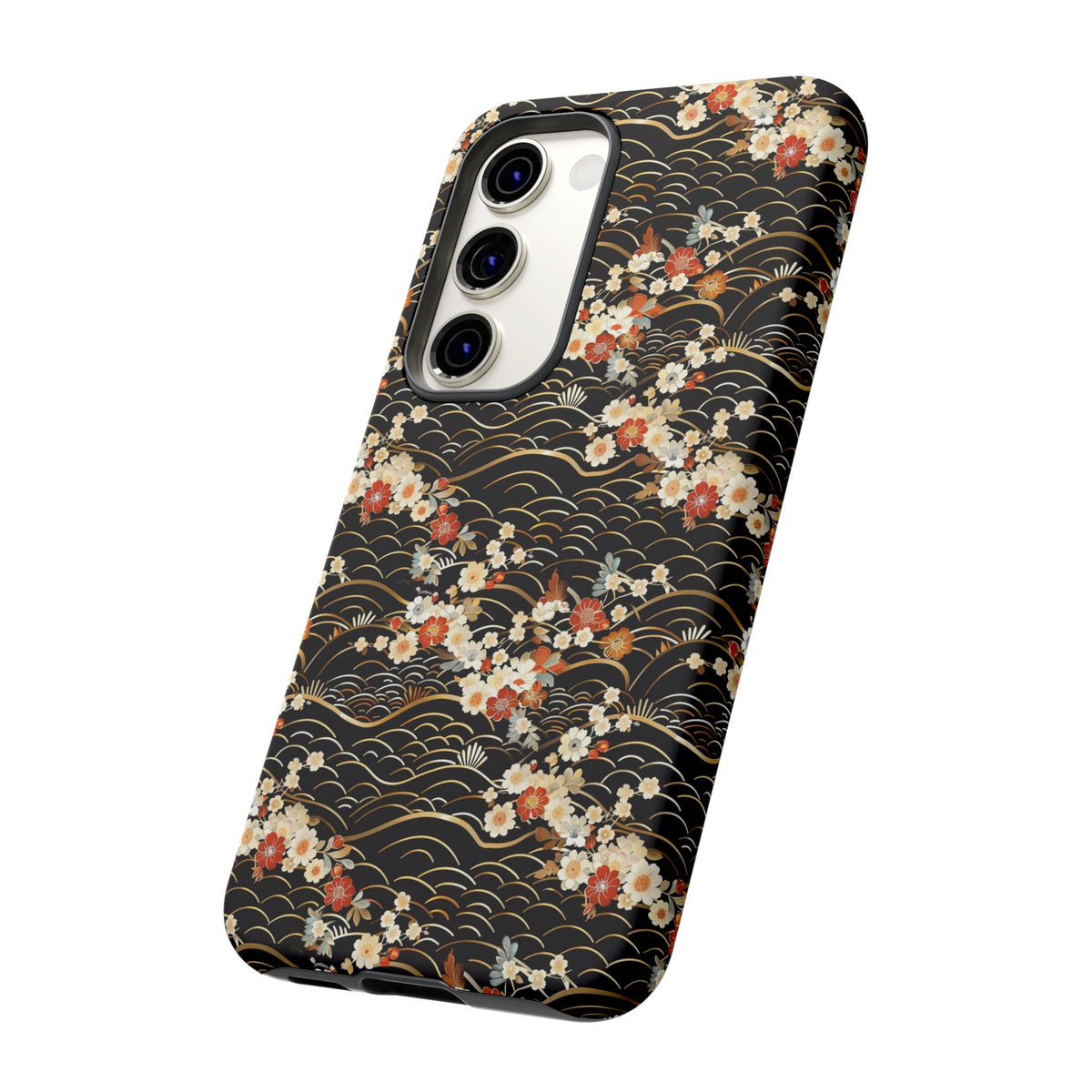 Japanese Pattern Phone Case – Elegant & Timeless Design for Your Phone 097