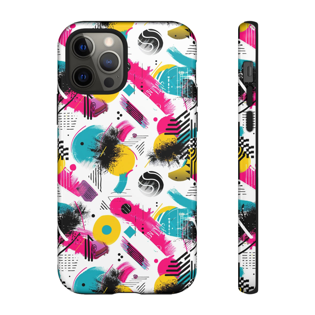 Retro 80s Seamless Phone Case – Vintage Style Meets Modern Protection 135